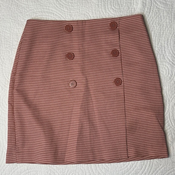 PLAID MINI SKIRT (perfect condition) - Picture 1 of 4